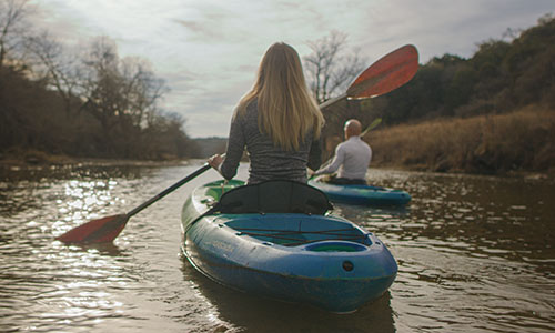 Mirasol Springs kayaking